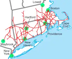 Image 34The New Haven system (from History of New England)