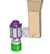 Needle winding application for an outer grooved stator