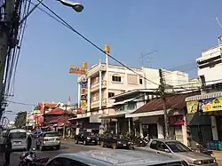 Streets of Nong Khai, provincial capital of Nong Khai Province.
