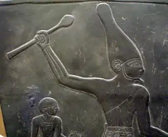 Early Dynastic usage of the white crown: the Narmer palette of Pharaoh Narmer