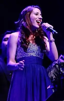 Di Luccio performing at A.R. Rahman's concert in Chennai, India