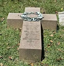 Memorial stone of Nathan Loughborough, Comptroller of the Treasury