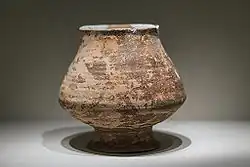 Pottery jar, unearthed in Qiaotou Township, Fubin Town, Raoping County in 1974
