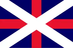 Naval jack of Georgia from 2004 to 2009