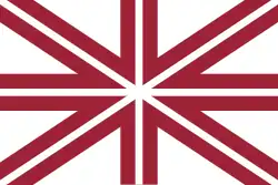 Naval jack of Latvia