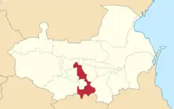 Location in the Terek Oblast