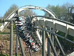 A Bolliger & Mabillard inverted coaster, Nemesis Reborn at Alton Towers