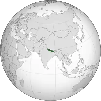 Location on the world map