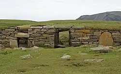 Entrances viewed from the east