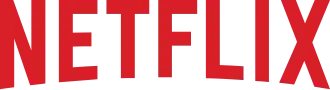 Logo for the Netflix service.