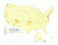 Density of Native Americans