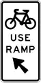 Cyclists Use Ramp