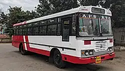 Newly painted APSRTC City Bus