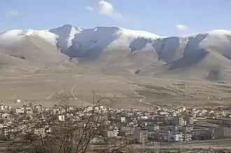 looking toward the countryside from the town of Niğde