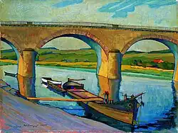 Nico Klopp: The Bridge in Remich (1925)[6]