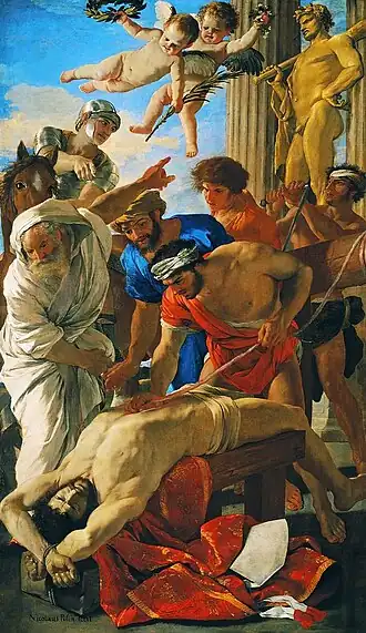 The Martyrdom of Saint Erasmus 1630, Vatican Museums