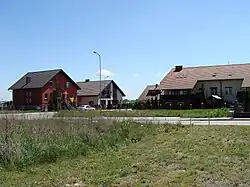 Houses in the village in 2008