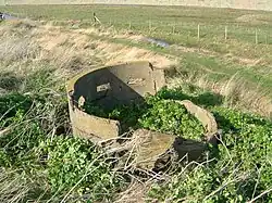 World War II Norcon pillbox on Kelling Hard