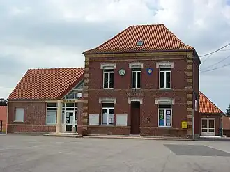 The town hall of Nordausques