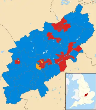 2001 results map
