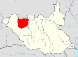 Majak baai is located in South Sudan