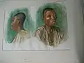 "Nupe boy, Nigeria" (watercolour by Carl Arriens&nbsp;[de], 1911)