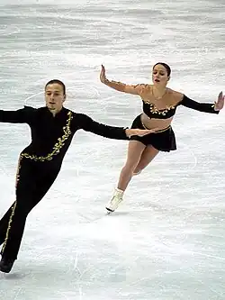 Oľga Beständigová and Jozef Beständig at the 2005 European Championships