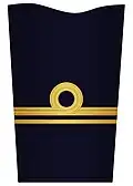 1. Sleeve insignia for a sub-lieutenant (2003–present)