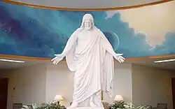Thorvaldsen's Christus statue in the Oakland California Temple Visitors' Center.