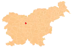 The location of the Municipality of Vodice