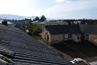 Derelict kolkhoz houses in Ochkhamuri