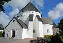Romanesque Østerlars Church, Bornholm (1150)