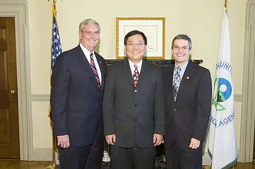 Office of Enforcement and Compliance - Granta Nakayama Oath Ceremony (412-APD-810-JPEG-09-27-05 1GrantaN 1Oath 1003.jpg) - DPLA - 03501fb6a83b9e1ff31c8f309aec2632.jpg