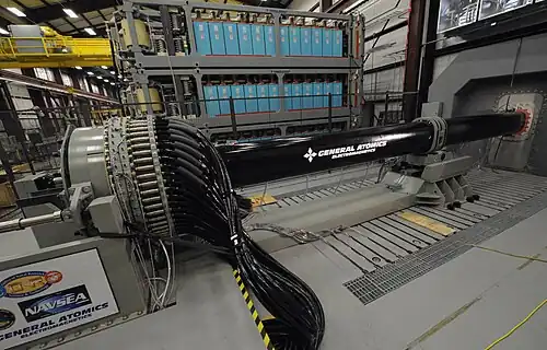 Prototype railgun accelerates a projectile by inductive coupling