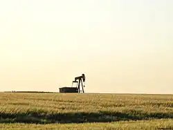 Pump jack near Ponoka