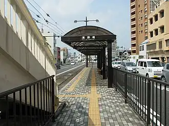 The last stop Seikibashi Station（before constructing barrier-free）