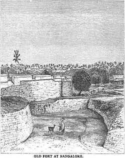 Old Fort at Bangalore (MacLeod, p.&nbsp;144, 1871)[11]