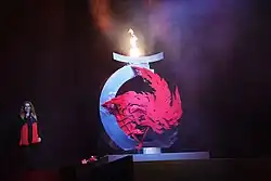 Governor General Julie Payette on stage in 2019