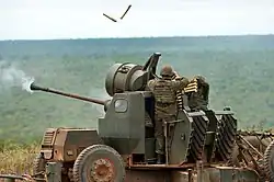 Brazilian Marine Corps shooting a BOFI-R