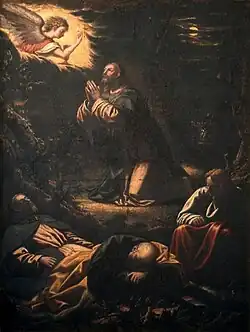 Prayer in the Garden; 1626–27, 283 × 201&nbsp;cm, Museo de Bellas Artes de Granada.