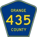 County Road 435 marker