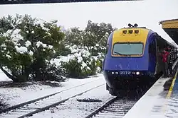 At Orange in the snow in 2020