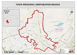 Orangi Town map