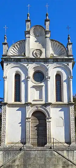 Façade of the Oratory of the Annunciation in Brendola