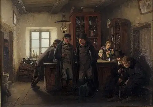 Farmers in an inn