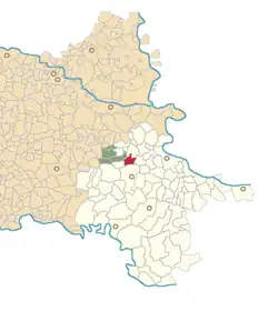 Location of Ostrovo