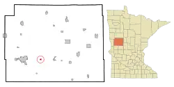 Location of Underwood, Minnesota