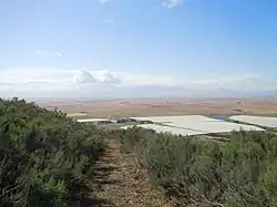 View from Moedverloor looking down