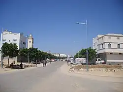 Main road in Tamanar