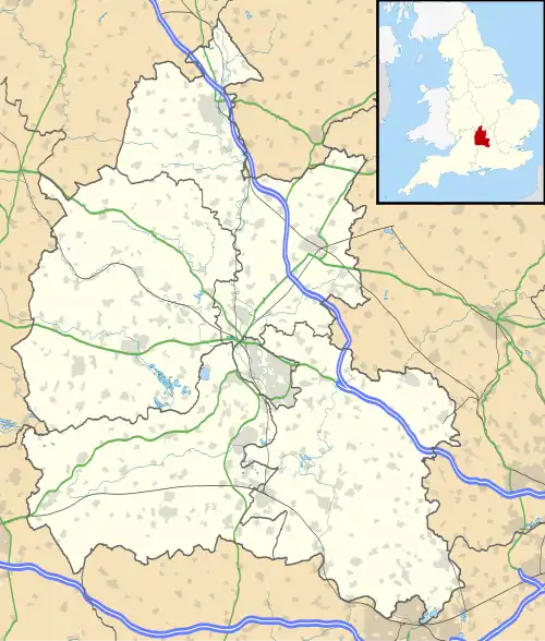 Woodstock is located in Oxfordshire